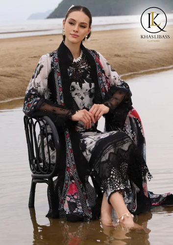 Winter Unstitched 3PCs Digital Printed Linen Dress With Digital Printed Linen Dupatta  KL-347