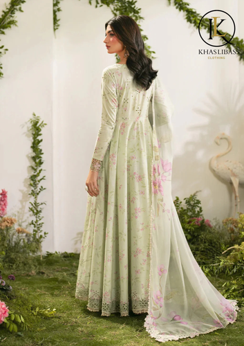 Winter Unstitched 3PCs Printed Dhanak Dress With Digital Printed Dhanak Dupatta KL-400