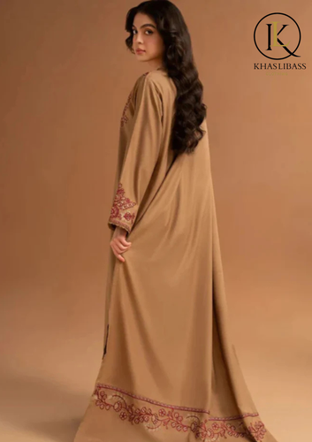 Winter Unstitched 3PCs Embroidered Dhanak Dress With Dhanak Embroidered Dupatta KL-420