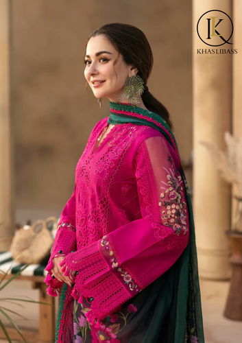 Winter Unstitched 3PCs Embroidered Dhanak Dress With Digital Printed Wool Shawl KL-461